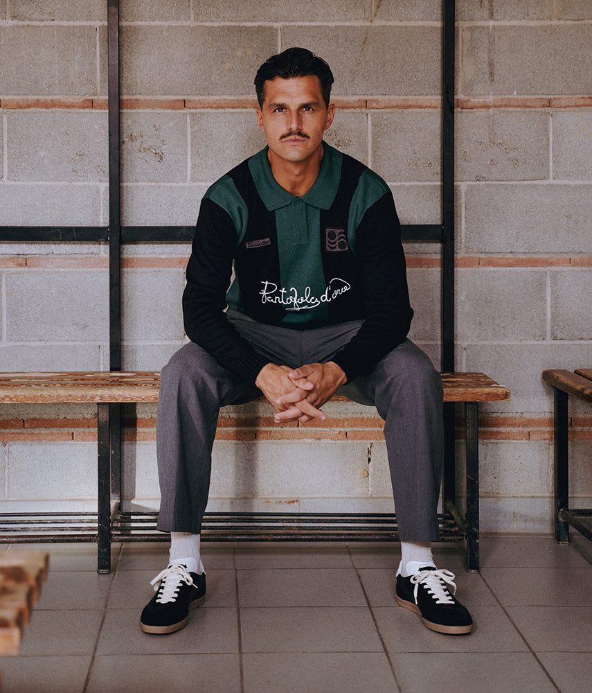 SPOGLIATOIO Pantofola d'Oro x Tacchettee Maglieria jaquard