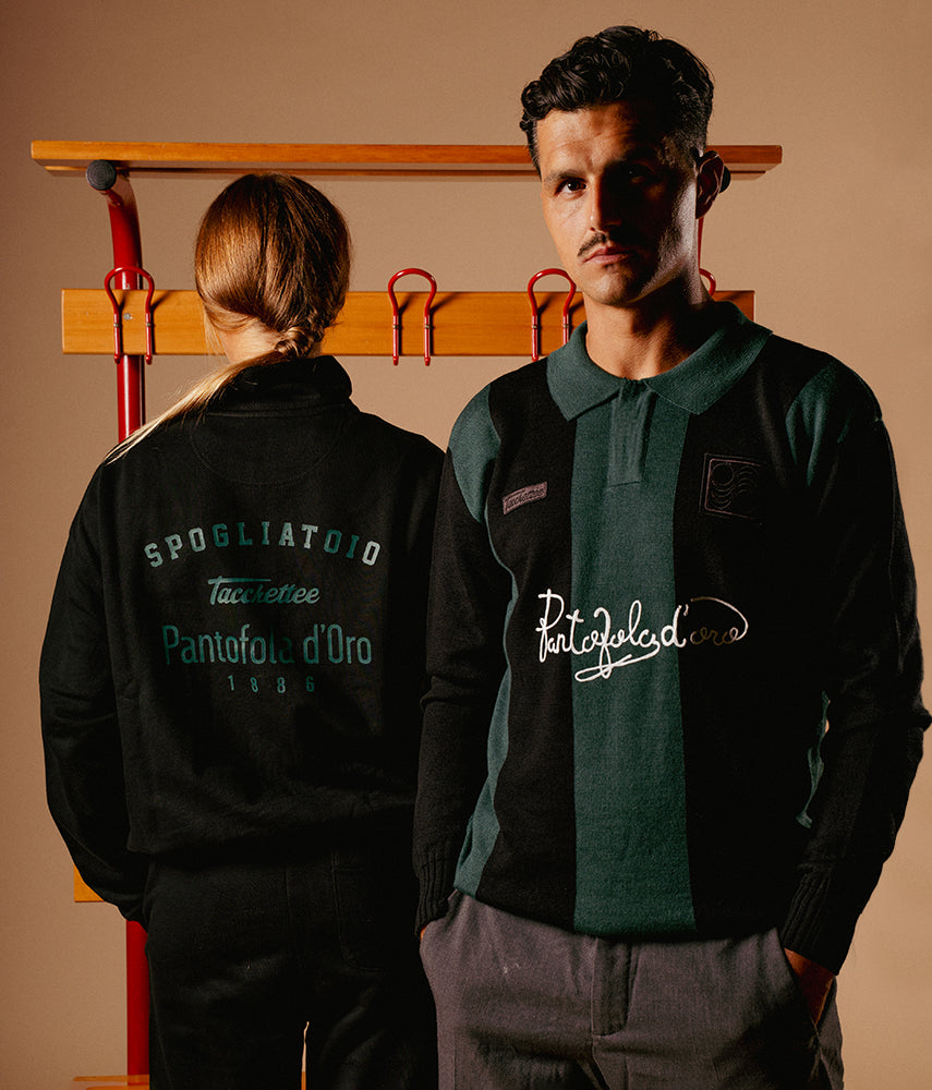 SPOGLIATOIO Pantofola d'Oro x Tacchettee Maglieria jaquard