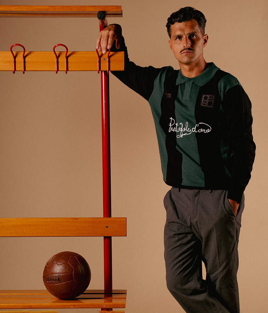 SPOGLIATOIO Pantofola d'Oro x Tacchettee Maglieria jaquard