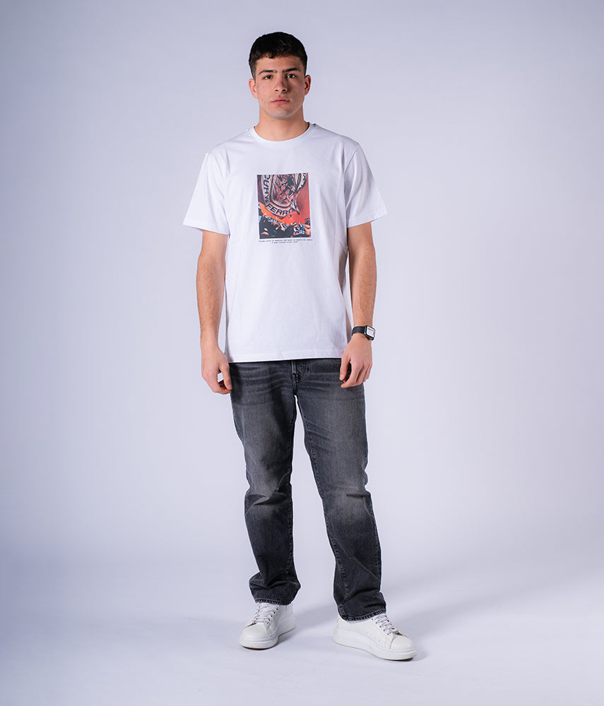 STIAMO SOTTO LE BANDIERE T-shirt stampata Spezia x Kappa x Tacchettee