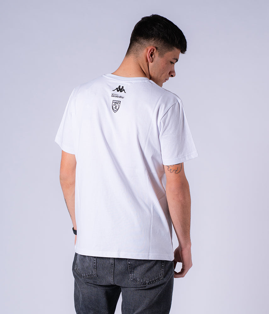 STIAMO SOTTO LE BANDIERE T-shirt stampata Spezia x Kappa x Tacchettee