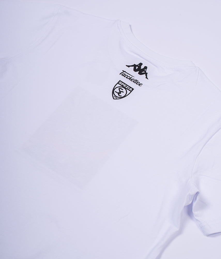 STIAMO SOTTO LE BANDIERE T-shirt stampata Spezia x Kappa x Tacchettee