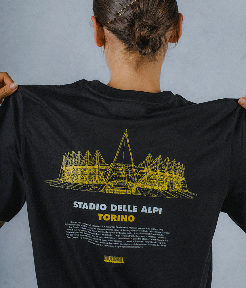 Stadio Delle Alpi, Torino MUNDIAL x Tacchettee T-shirt