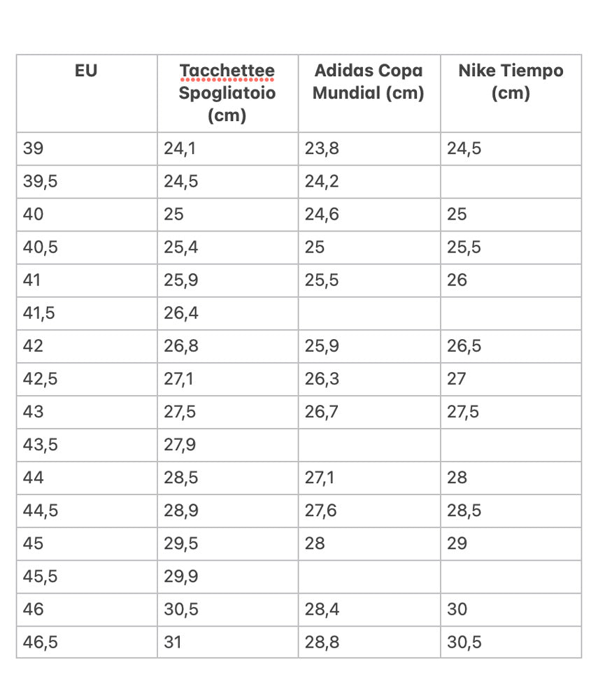 SPOGLIATOIO Pantofola d'Oro x Tacchettee Scarpe da Calcio