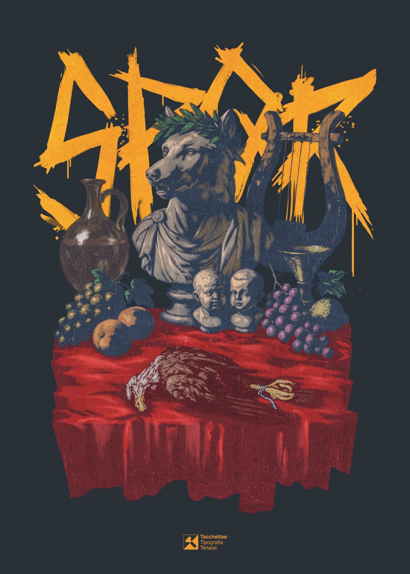 NELLA TANA DELLA LUPA Poster 50x70cm