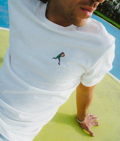 THE BIG TICKET T-shirt ricamata