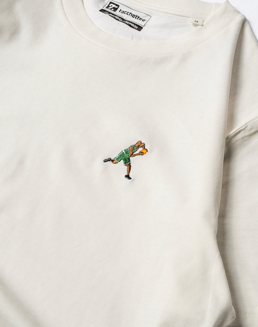 THE BIG TICKET T-shirt ricamata