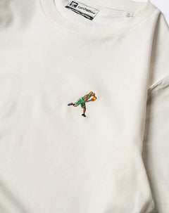 THE BIG TICKET T-shirt ricamata