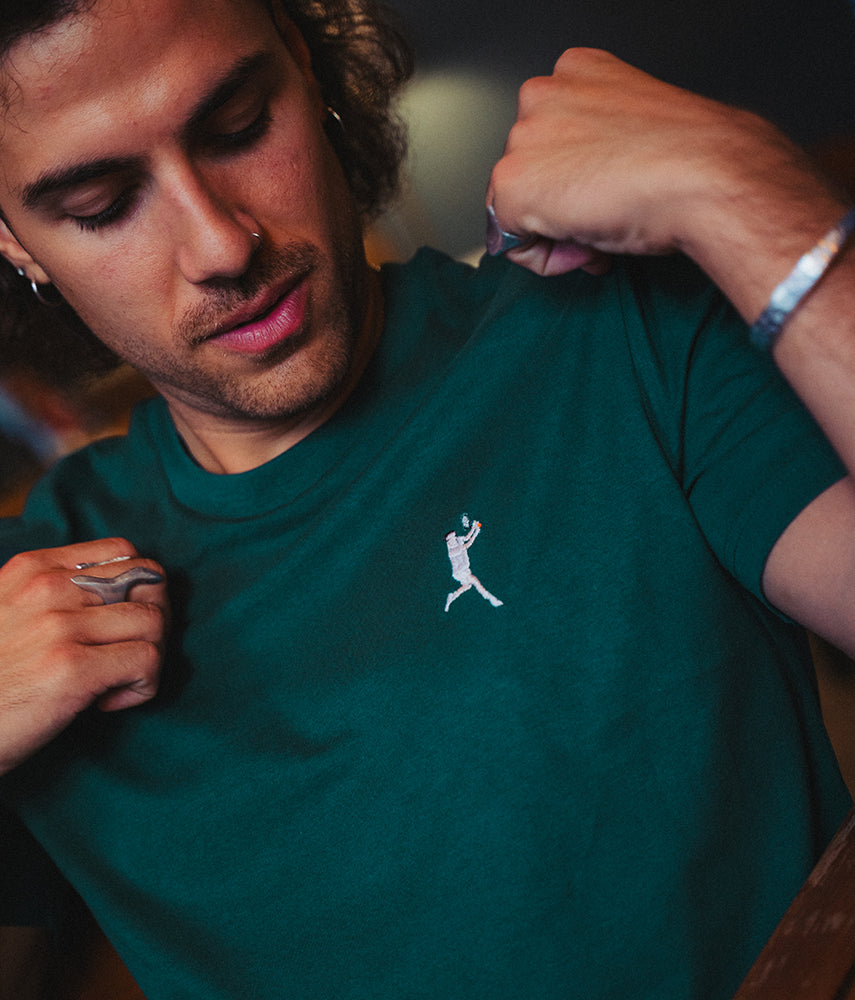 THE SWISS MAESTRO T-shirt ricamata