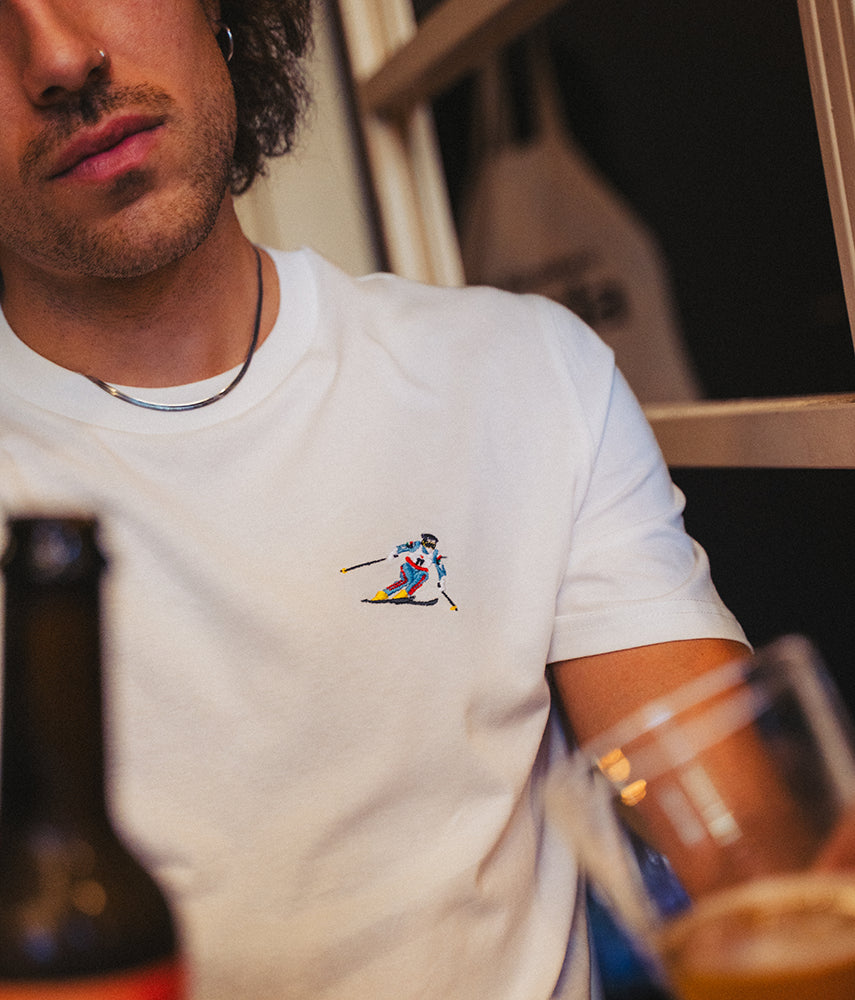 TOMBA LA BOMBA T-shirt ricamata