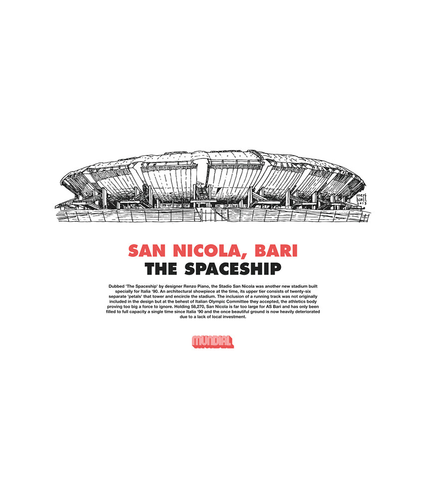 San Nicola, Bari MUNDIAL x Tacchettee T-shirt