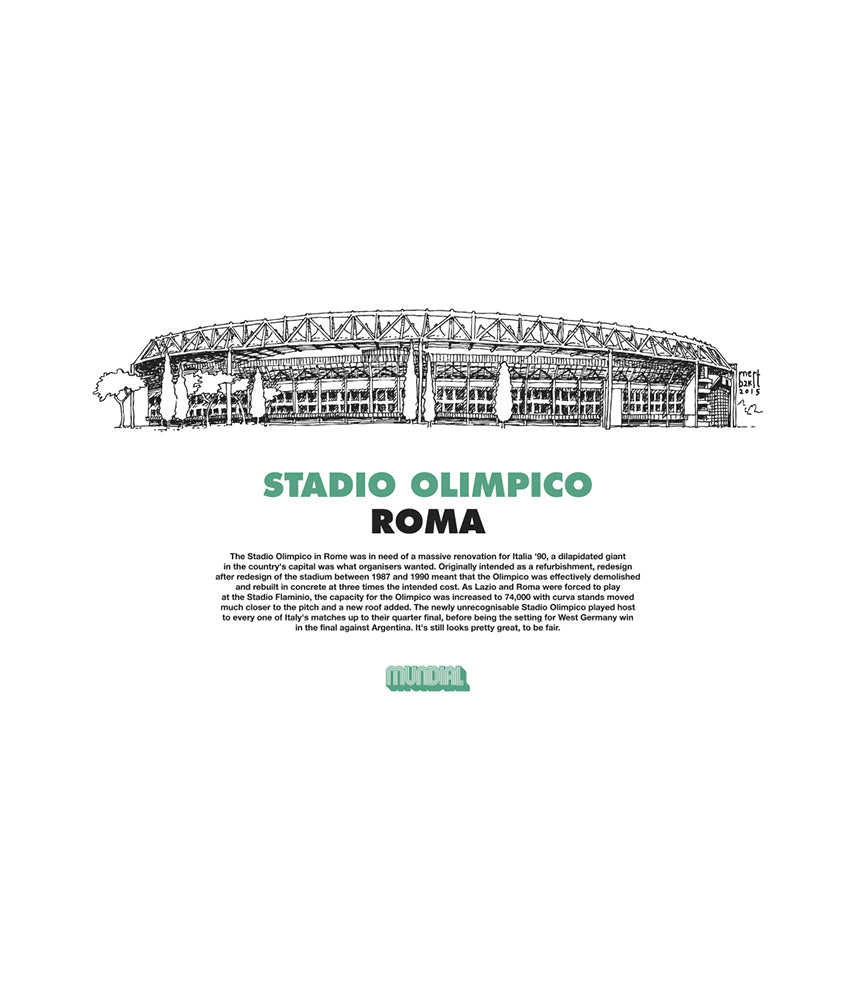 Stadio Olimpico, Roma MUNDIAL x Tacchettee T-shirt