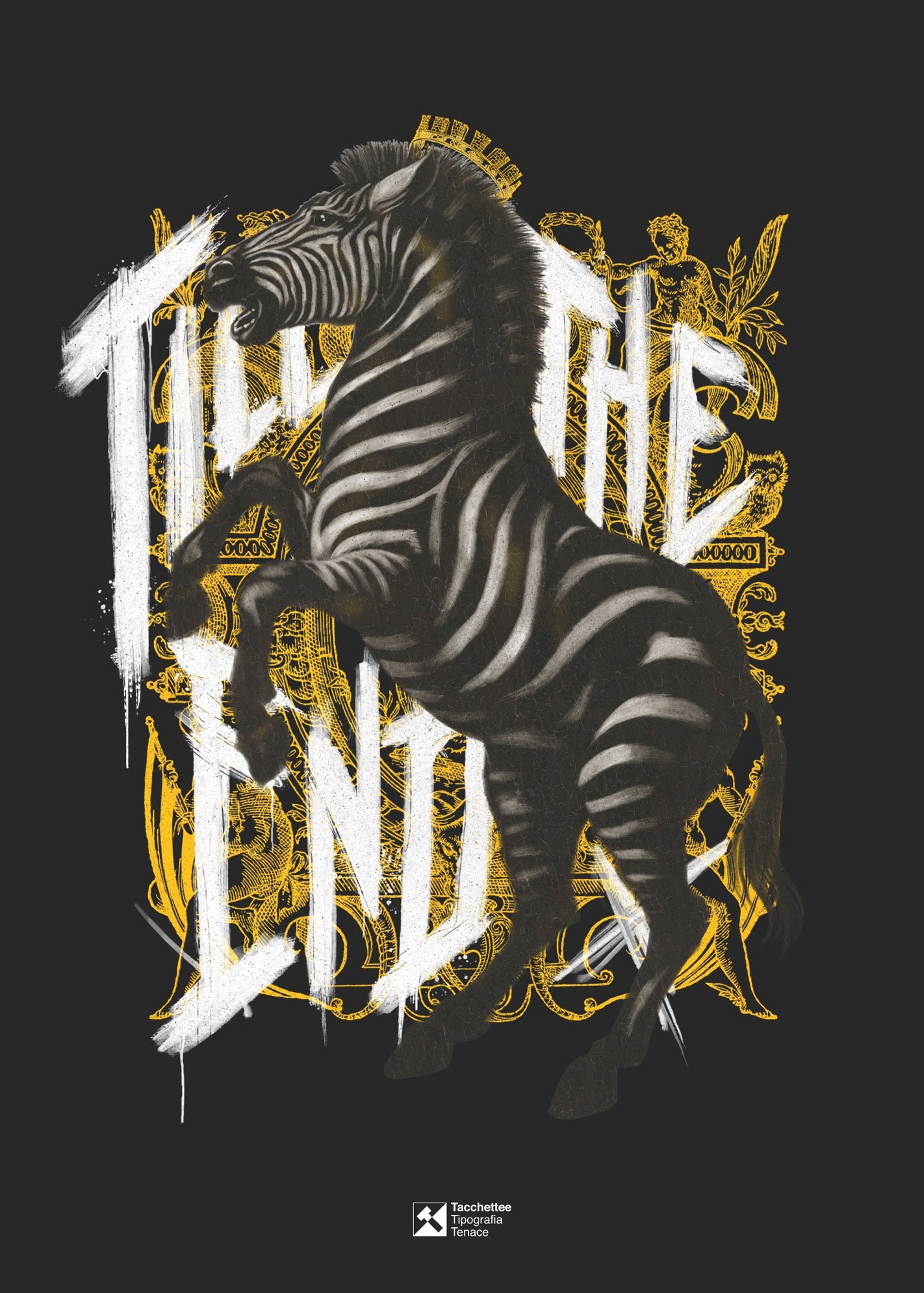 LA ZEBRA, SUPERBIA BIANCONERA Poster 50x70cm