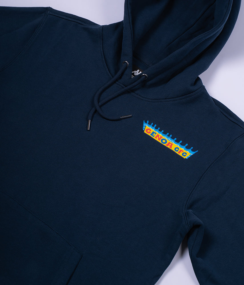 GENOA CFC Felpa cappuccio Genoa x Kappa x Tacchettee