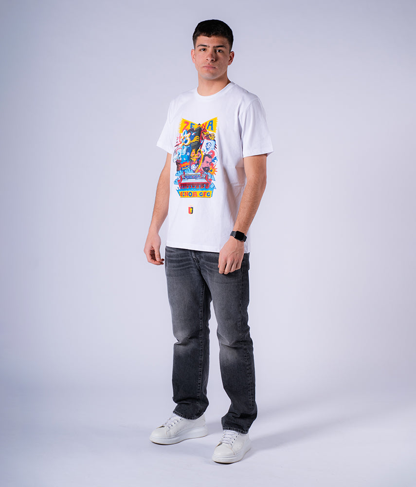GENOA CFC T-shirt stampata Genoa x Kappa x Tacchettee