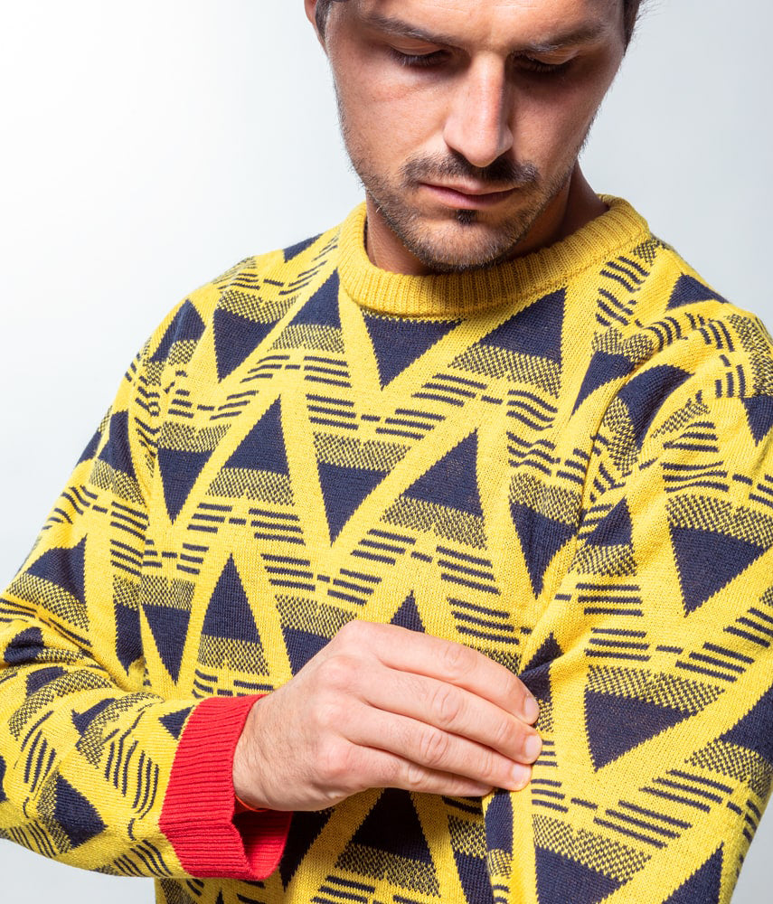 BRUISED BANANA 1991 Maglieria jaquard - Tacchettee