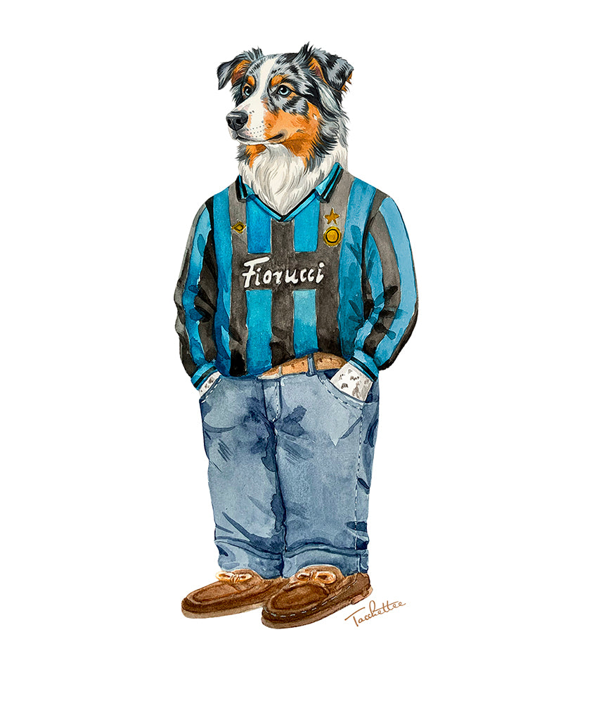 L'AUSTRALIAN SHEPPERD Felpa cappuccio