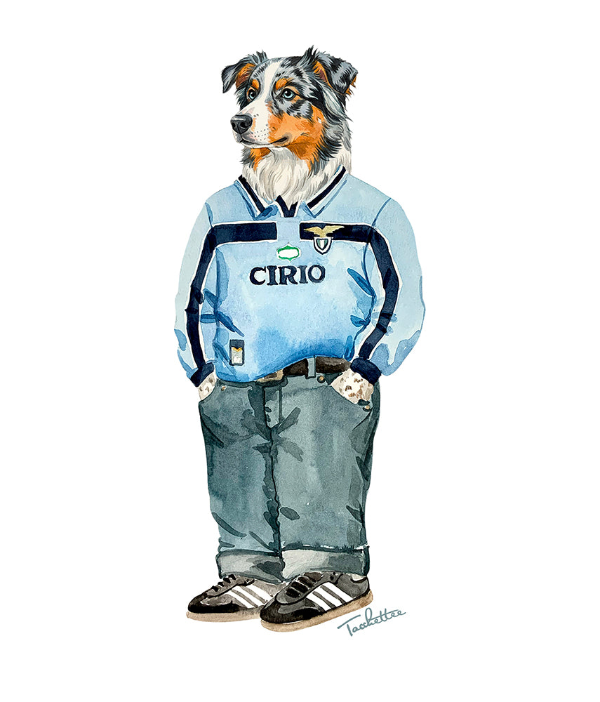 L'AUSTRALIAN SHEPPERD Felpa cappuccio