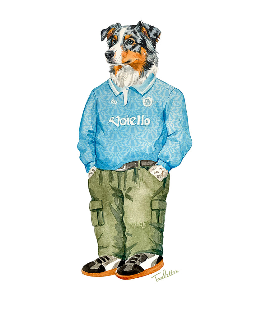 L'AUSTRALIAN SHEPPERD Felpa cappuccio