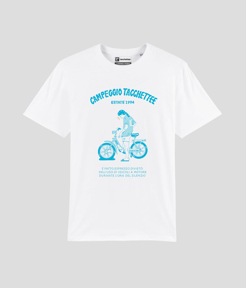 1994 CAMPEGGIO TACCHETTEE T-shirt stampata - Tacchettee