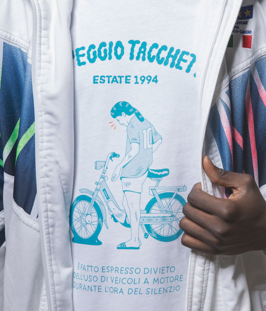 1994 CAMPEGGIO TACCHETTEE T-shirt stampata - Tacchettee