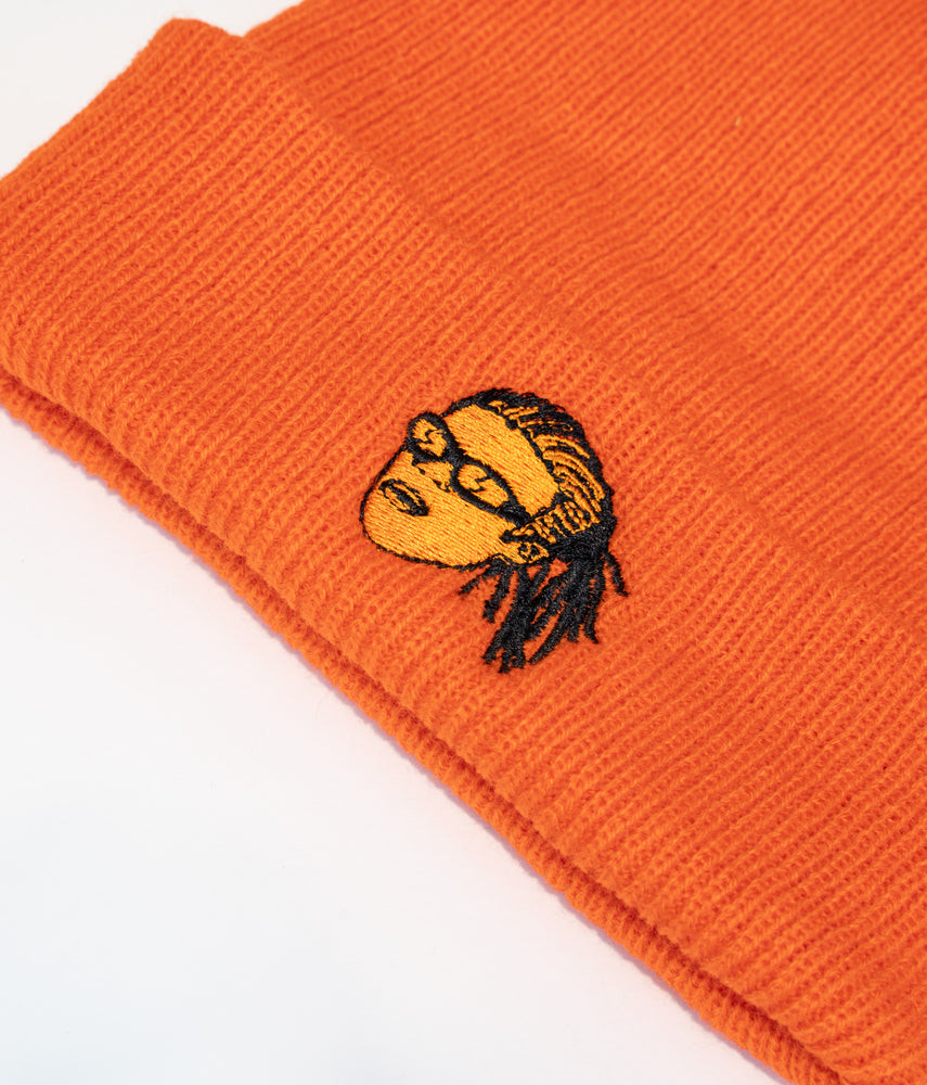 ORANGE Beanie hat