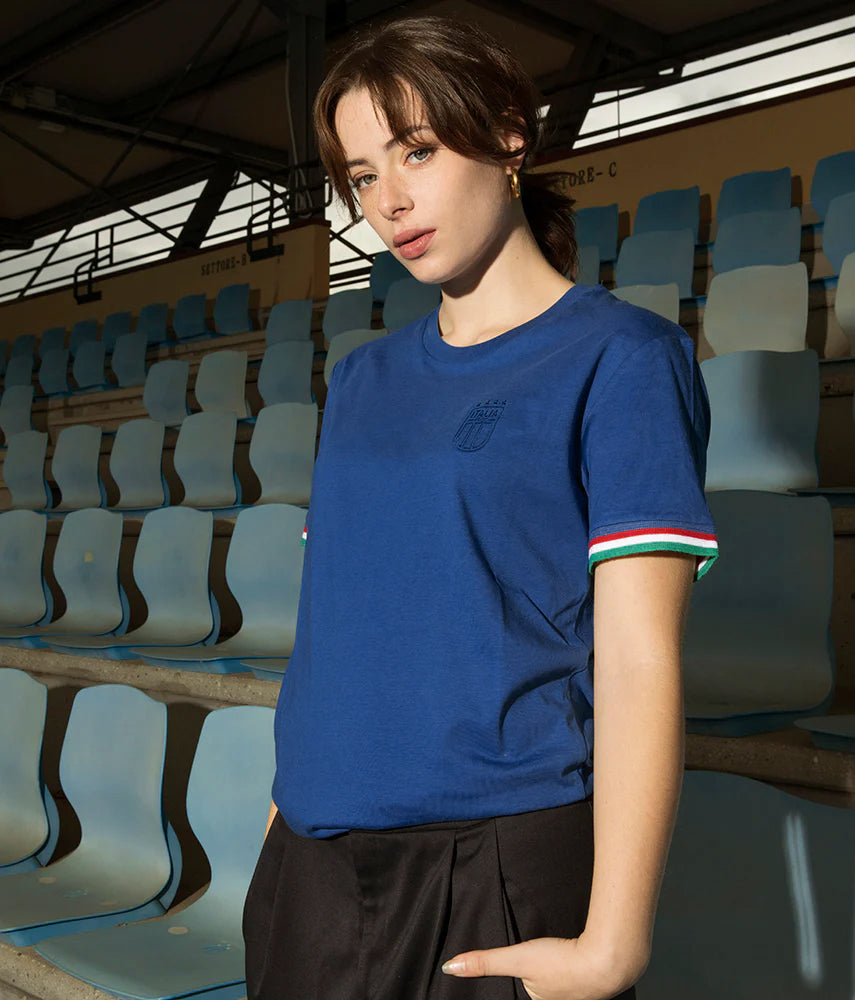 1990 MAGIC NIGHTS Tacchettee x Italia FIGC Cap'n'sew T-shirt