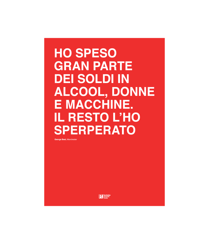 GEORGE IS BEST Poster 50x70cm