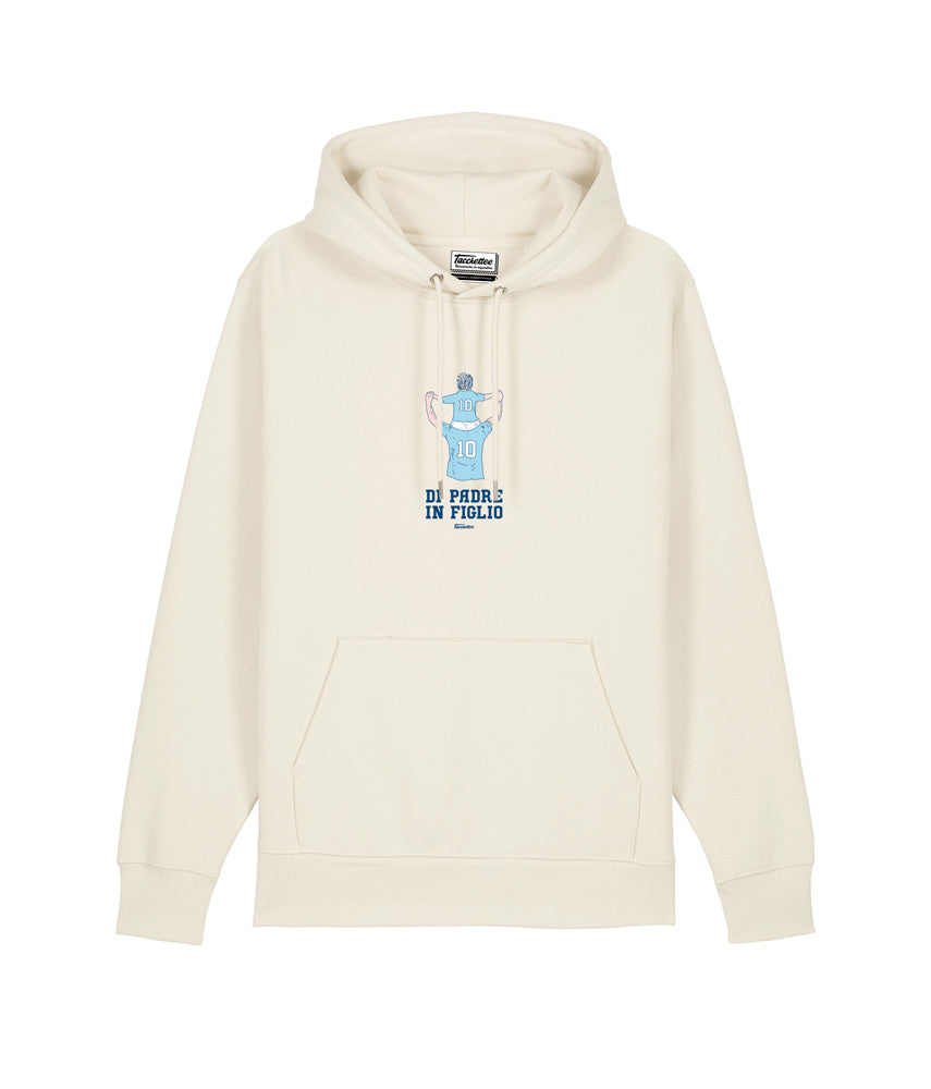 BIANCOCELESTI DI PADRE/MADRE IN FIGLIO/A Felpa Cappuccio