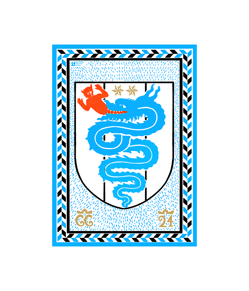 BISCIONE CHAMPION Supporters Poster 50x70cm