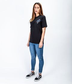 MANGANELLEE T-shirt ricamata - Tacchettee
