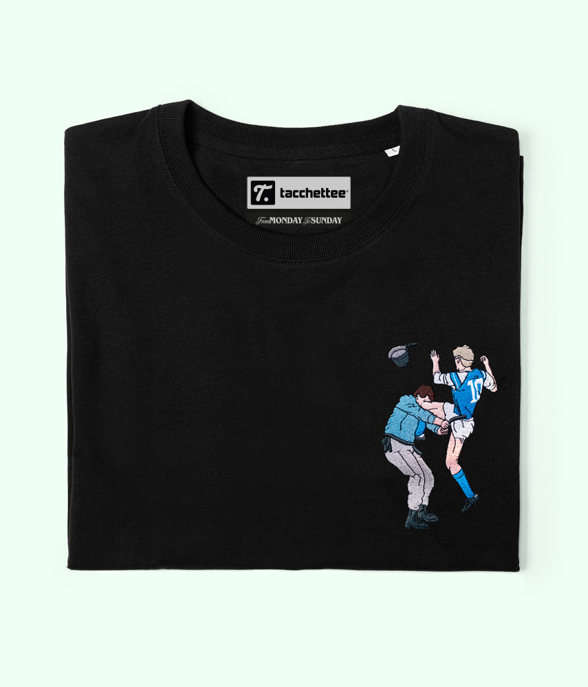 MANGANELLEE T-shirt ricamata - Tacchettee