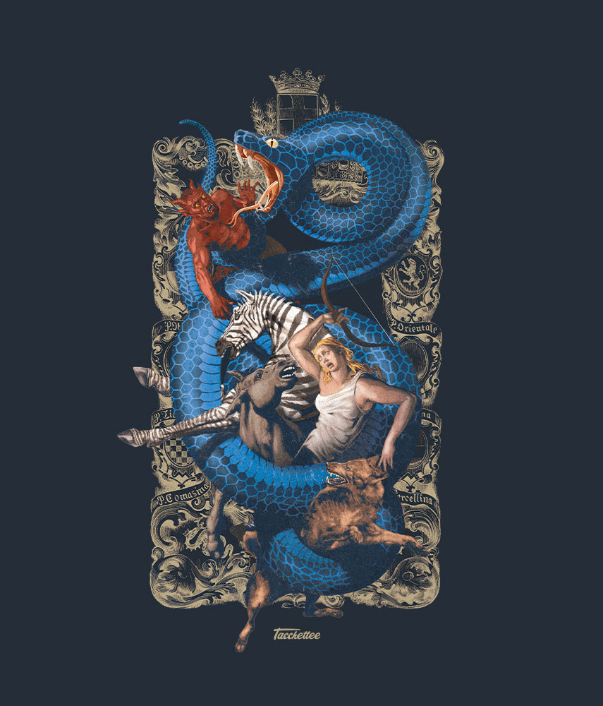 NELLA BOLGIA NERAZZURRA Felpa cappuccio