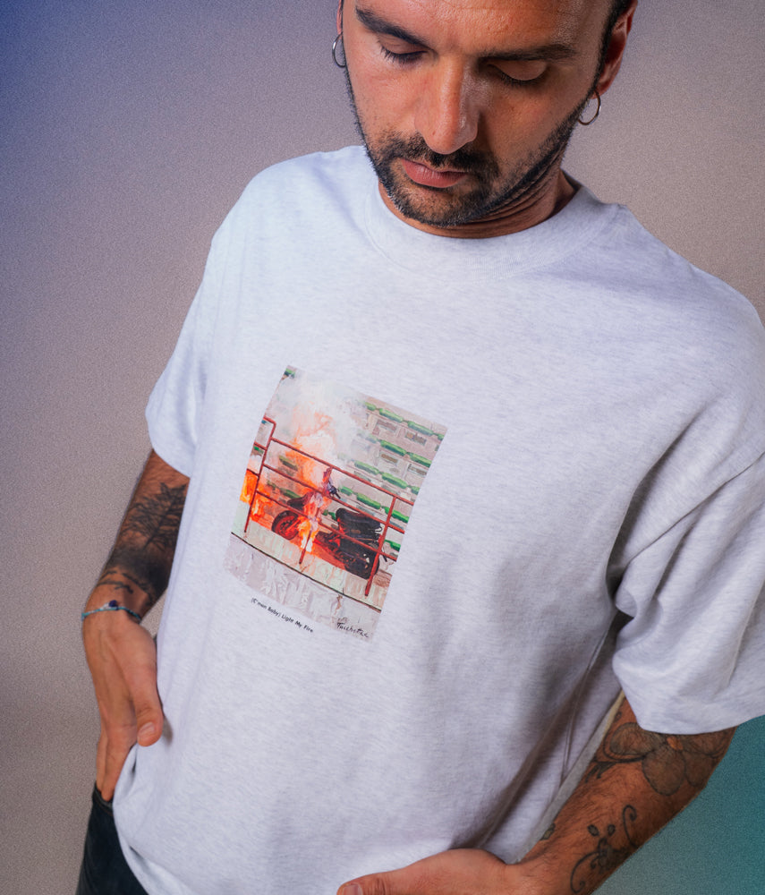 LIGHT MY FIRE T-shirt Boxy Fit Heavyweight