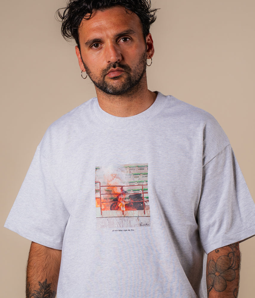 LIGHT MY FIRE T-shirt Boxy Fit Heavyweight