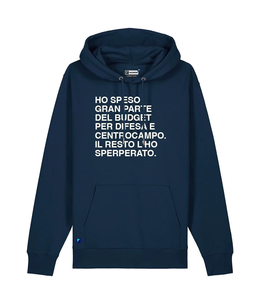 IL BUDGET FantaMaster x Tacchettee Felpa Cappuccio