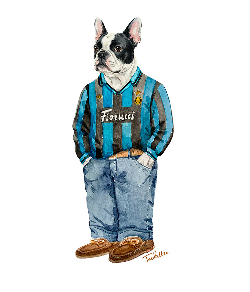 IL BULLDOG FRANCESE Felpa cappuccio