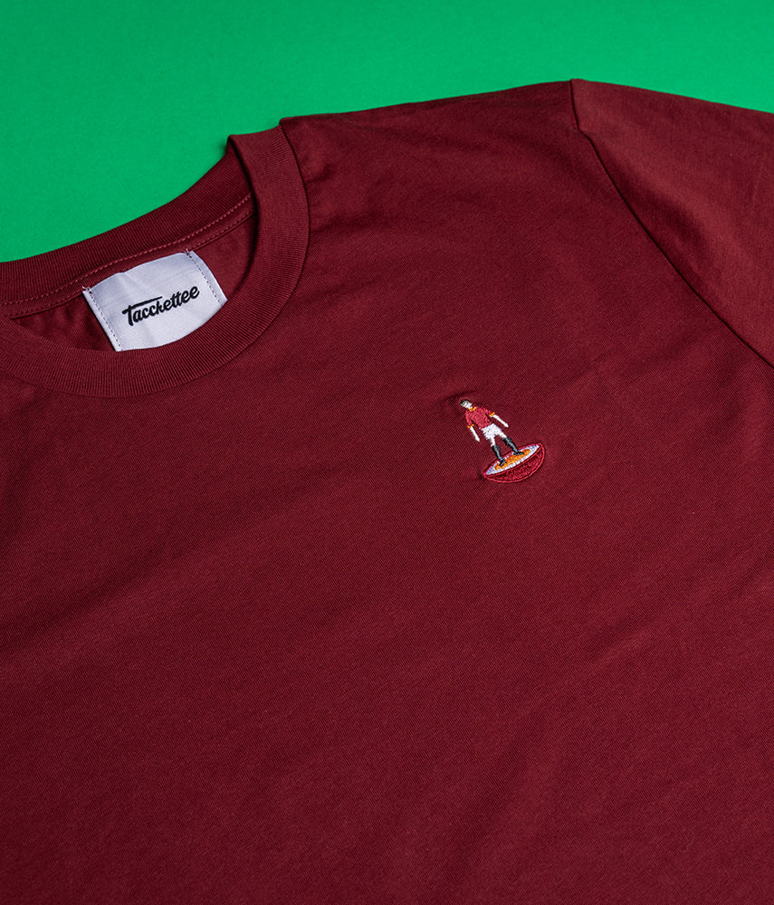FOOTBALL TABLE YELLOW AND RED Embroidered T-shirt