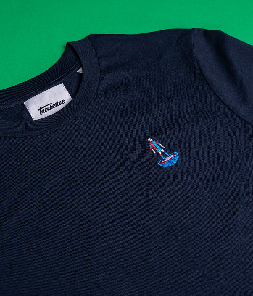 CALCIOTAVOLO ROSSOBLU T-shirt ricamata