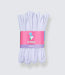 LA CALZE DEL MISTER x4 Calzini Pack Bianco - Tacchettee