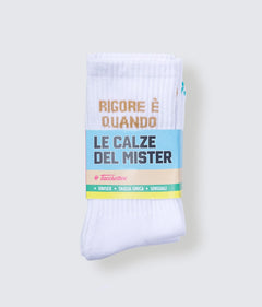 LA CALZE DEL MISTER x4 Calzini Pack Bianco - Tacchettee