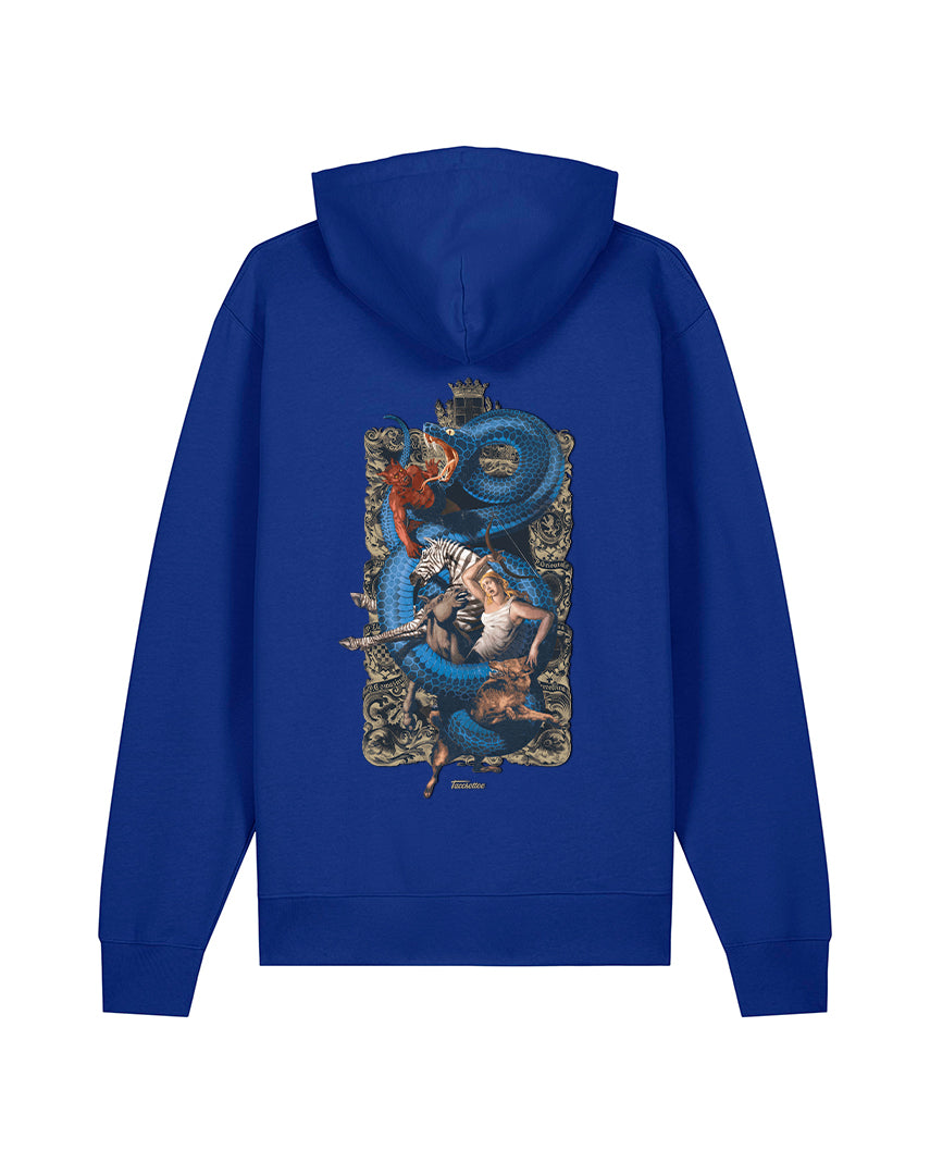 NELLA BOLGIA NERAZZURRA Felpa cappuccio