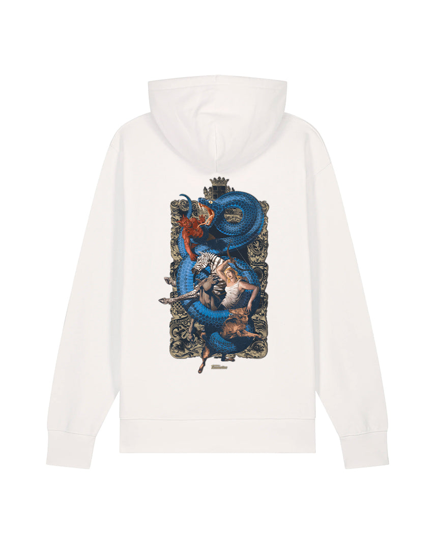 NELLA BOLGIA NERAZZURRA Felpa cappuccio