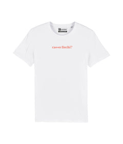 CA**O FISCHI? T-shirt stampata - Tacchettee