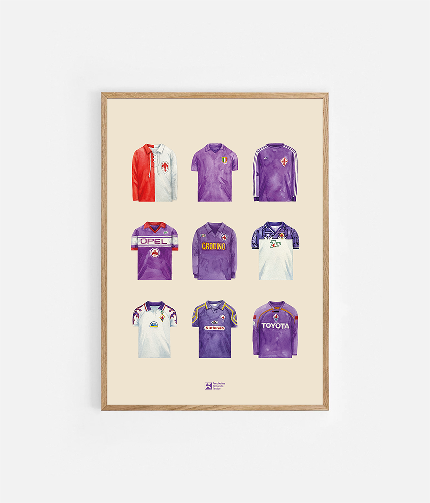 PER LA MAGLIA VIOLA Poster 50x70cm