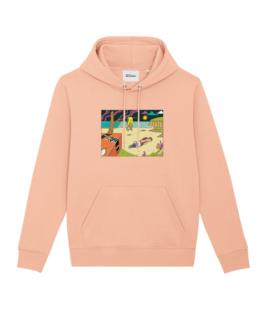 THE PERSISTENCE OF NON-GAMING Printed Hooded Sweatshirt