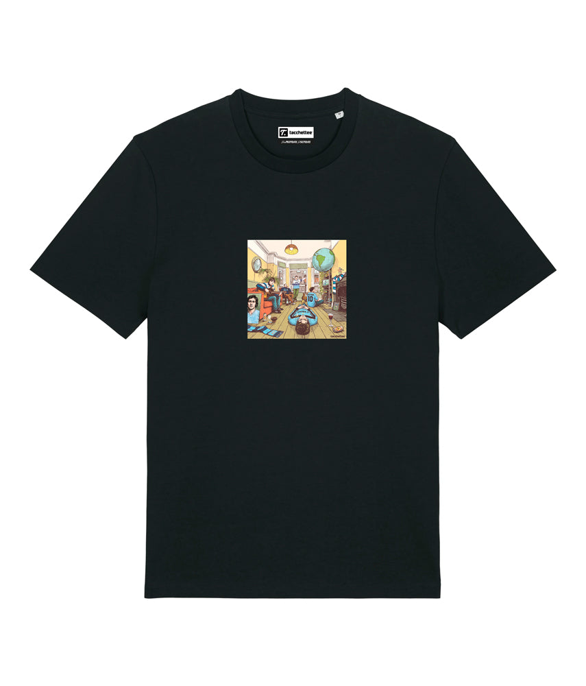 DEFINITELY BIANCOCELESTE T-shirt stampata