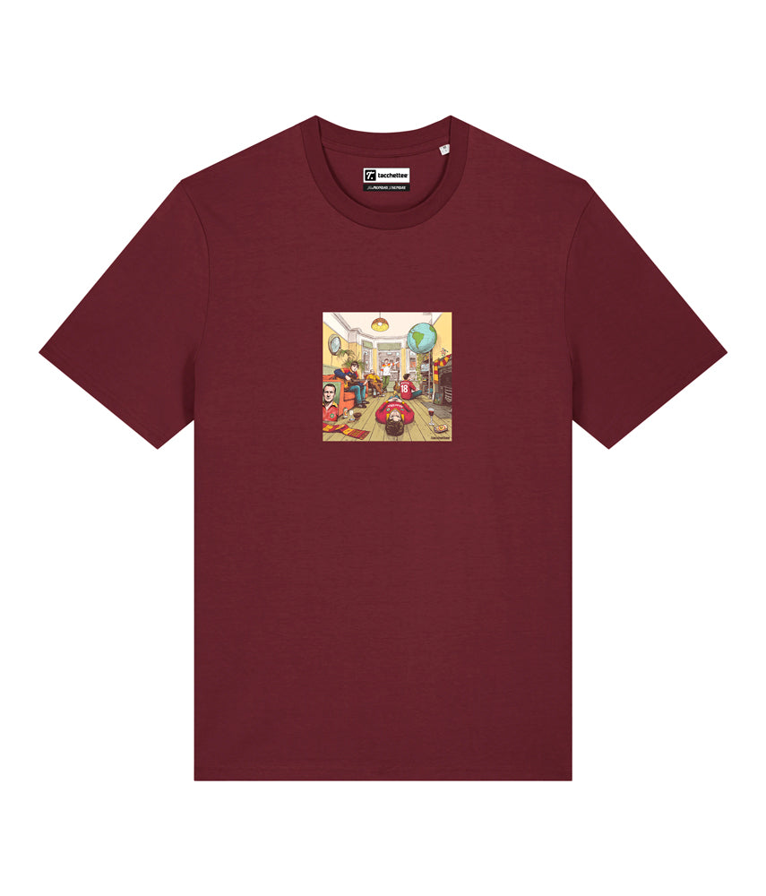 DEFINITELY GIALLOROSSO T-shirt stampata