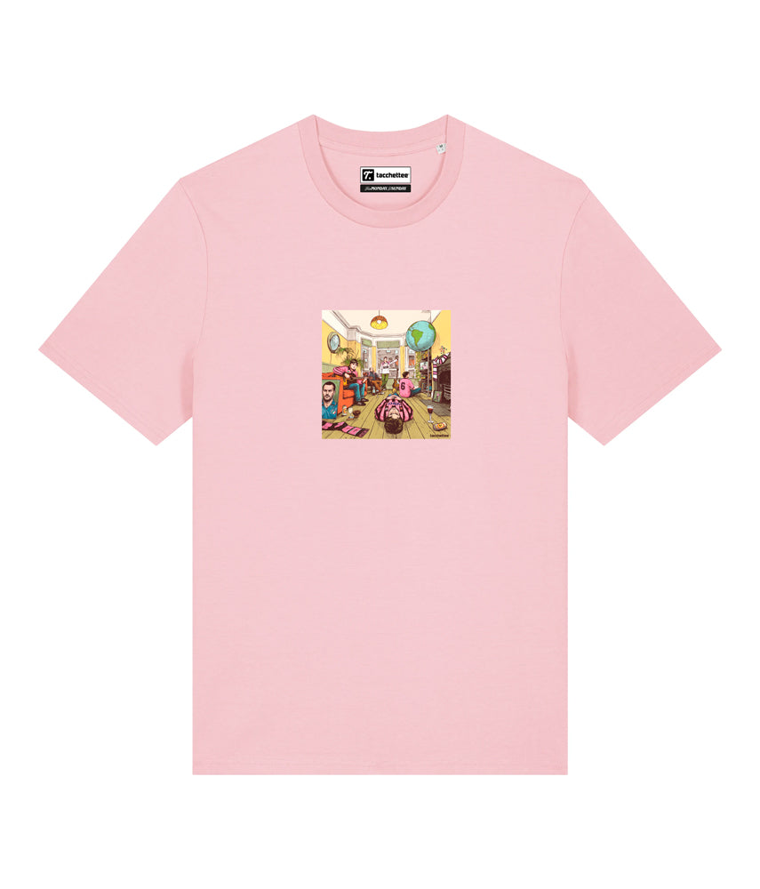 DEFINITELY ROSANERO T-shirt stampata