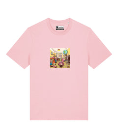 DEFINITELY ROSANERO T-shirt stampata